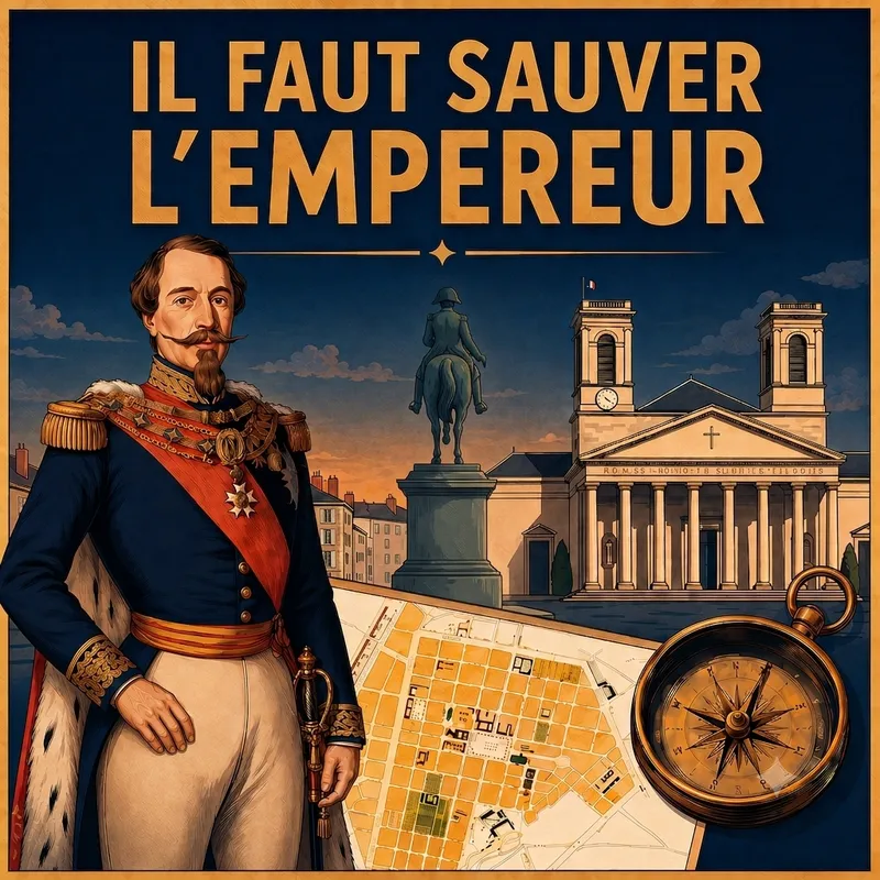 Affiche du jeu « Il faut sauver l'Empereur » à La Roche-sur-Yon